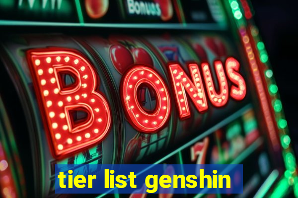 tier list genshin